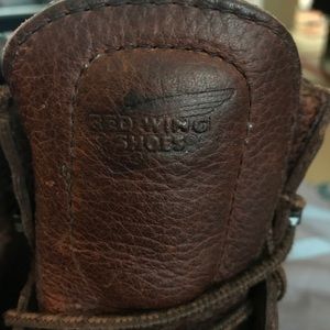 Red Wing boots size 6.